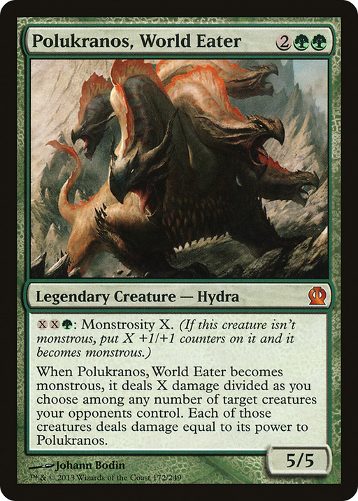 Polukranos, World Eater (THS-172) [Theros] MTG Single Wizards of the Coast