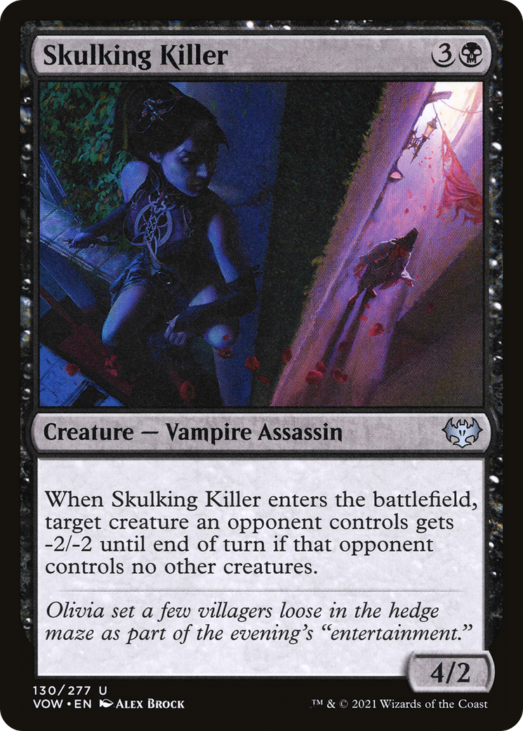 Skulking Killer (VOW-130) [Innistrad: Crimson Vow] MTG Single Wizards of the Coast