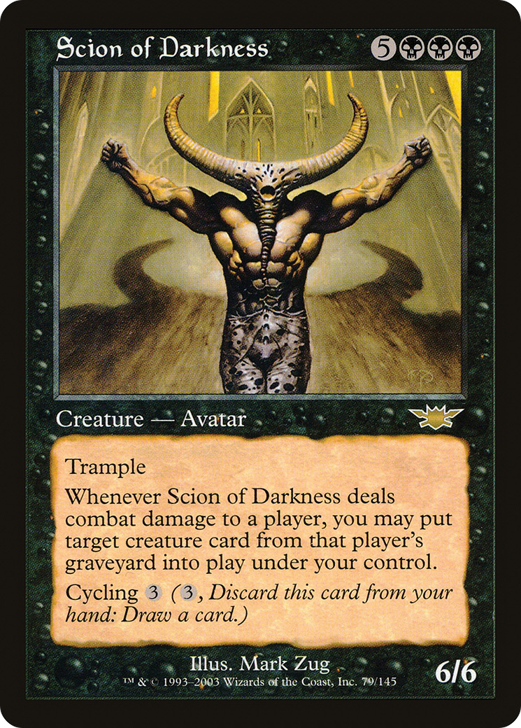 Scion of Darkness (LGN-079) [Legions] MTG Single Wizards of the Coast