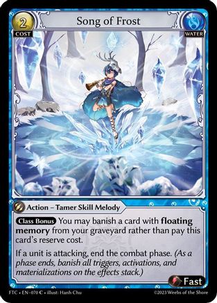 Song of Frost (070) [Fractured Crown] Grand Archive Single Weebs of the Shore