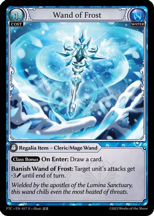Wand of Frost (017) [Fractured Crown] Grand Archive Single Weebs of the Shore