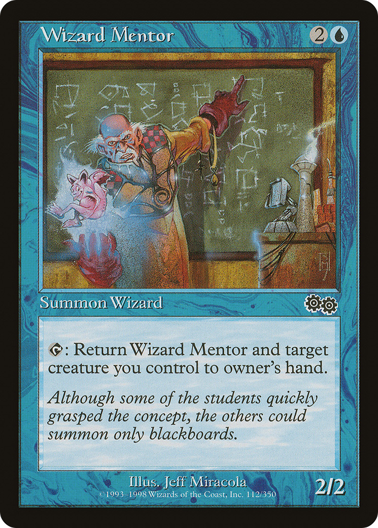 Wizard Mentor (USG-112) [Urza's Saga] MTG Single Wizards of the Coast