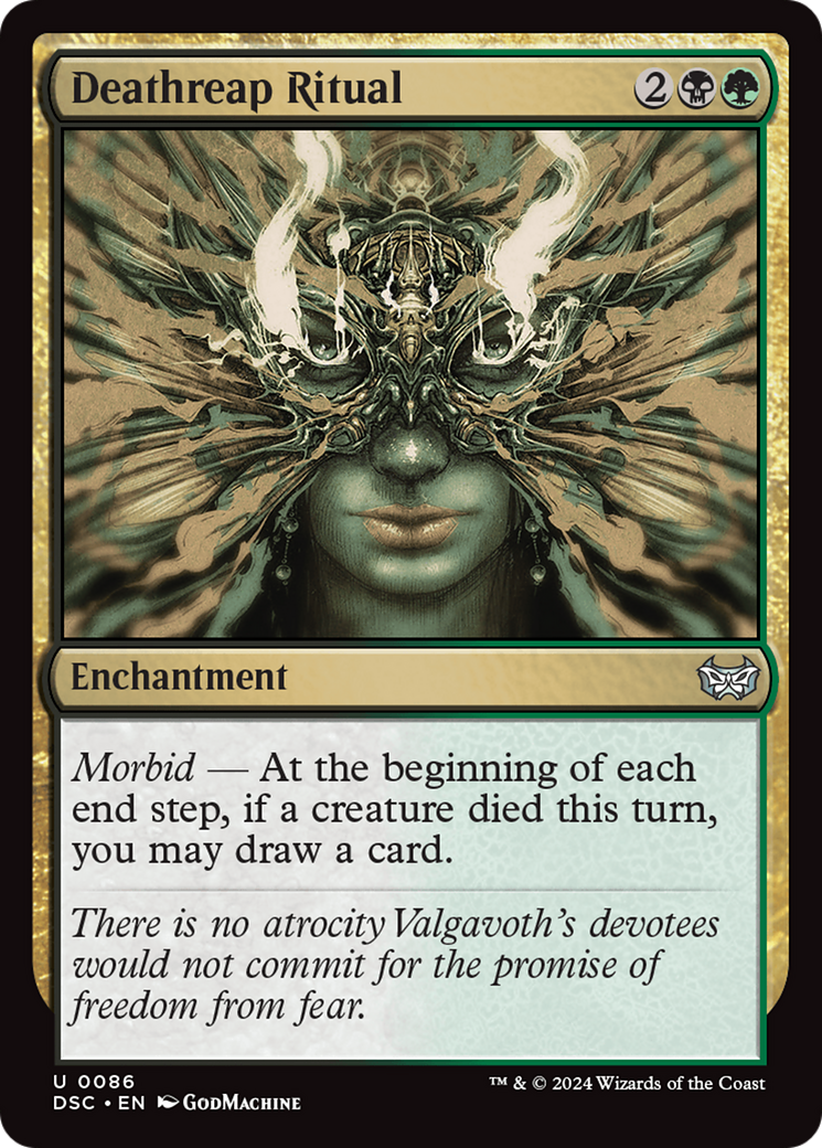Deathreap Ritual (DSC-086) [Duskmourn: House of Horror Commander] MTG Single Wizards of the Coast