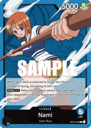 Nami (040) (OP03-040) [Pillars of Strength] One Piece Single Bandai