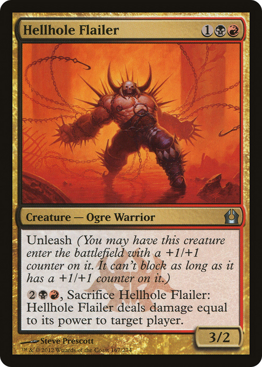 Hellhole Flailer (RTR-167) [Return to Ravnica] MTG Single Wizards of the Coast