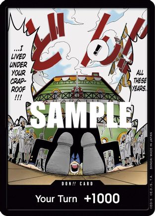 DON!! Card (Alternate Art) [Pillars of Strength] Foil One Piece Single Bandai