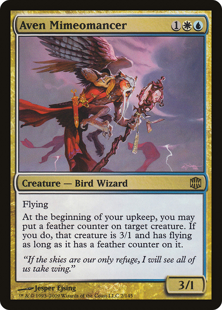 Aven Mimeomancer (ARB-002) [Alara Reborn] MTG Single Wizards of the Coast