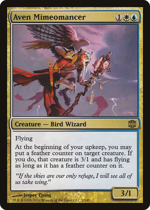 Aven Mimeomancer (ARB-002) [Alara Reborn] MTG Single Wizards of the Coast