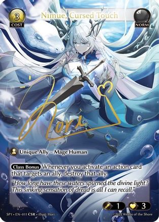 Nimue, Cursed Touch (CSR) (011) [Supporter Pack 1] Foil Grand Archive Single Weebs of the Shore