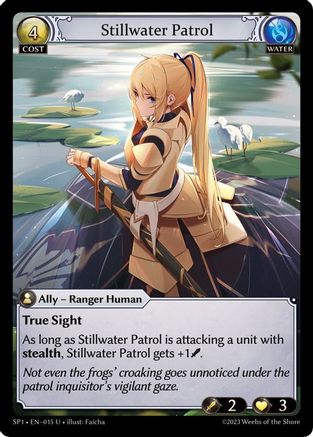 Stillwater Patrol (015) [Supporter Pack 1] Foil Grand Archive Single Weebs of the Shore