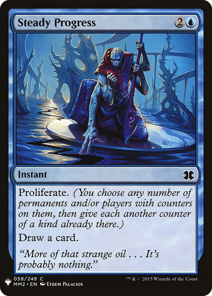 Steady Progress (LIST-MM2-58) [Mystery Booster] The List MTG Single Wizards of the Coast