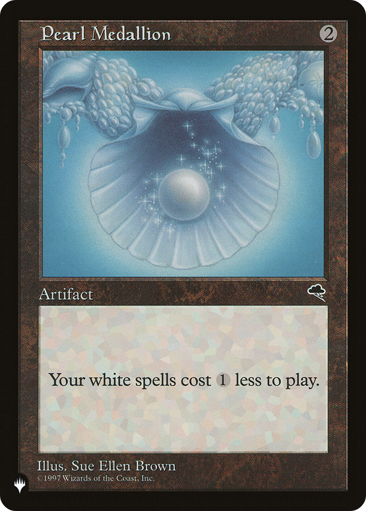 Pearl Medallion (LIST-TMP-300) [Mystery Booster] The List MTG Single Wizards of the Coast