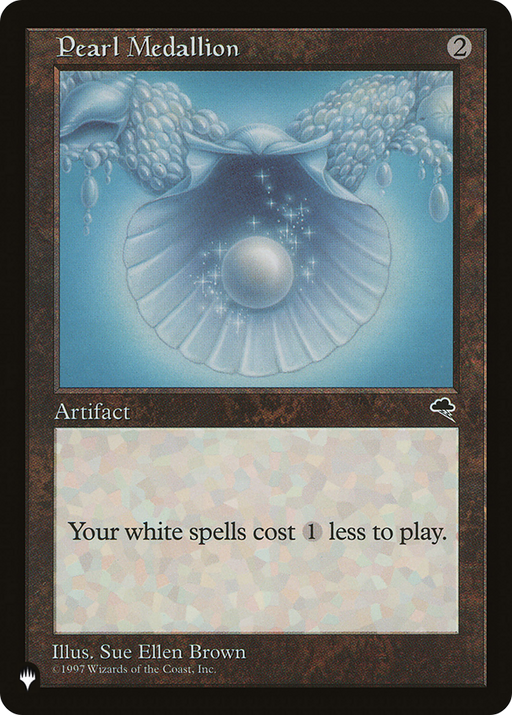 Pearl Medallion (LIST-TMP-300) [Mystery Booster] The List MTG Single Wizards of the Coast