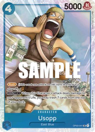 Usopp (OP03-041) [Pillars of Strength] Foil One Piece Single Bandai