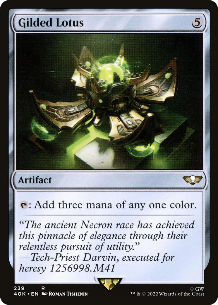Gilded Lotus (40K-239) [Warhammer 40,000 Commander] MTG Single Wizards of the Coast