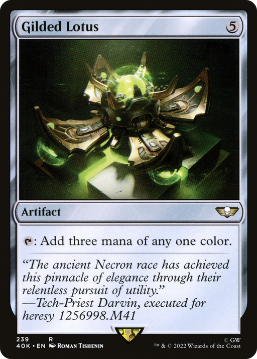 Gilded Lotus (40K-239) [Warhammer 40,000 Commander] MTG Single Wizards of the Coast