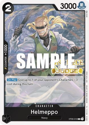 Helmeppo (Judge) (ST06-010) [One Piece Promotion Cards] Foil One Piece Single Bandai