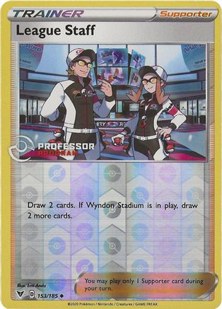 League Staff () Reverse Holofoil [Promos: Professor Program Promos] Pokemon Single Pokémon