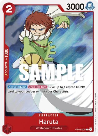 Haruta (OP03-009) [Pillars of Strength] One Piece Single Bandai