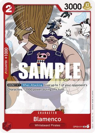 Blamenco (OP03-011) [Pillars of Strength] One Piece Single Bandai