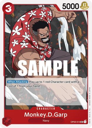 Monkey.D.Garp (OP03-014) [Pillars of Strength] One Piece Single Bandai
