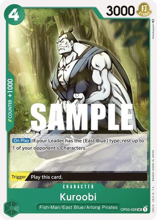 Kuroobi (OP03-026) [Pillars of Strength] One Piece Single Bandai
