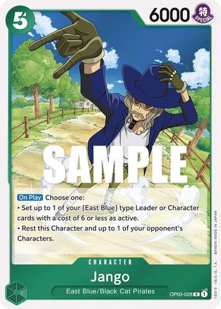 Jango (OP03-028) [Pillars of Strength] Foil One Piece Single Bandai