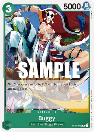 Buggy (032) (OP03-032) [Pillars of Strength] One Piece Single Bandai