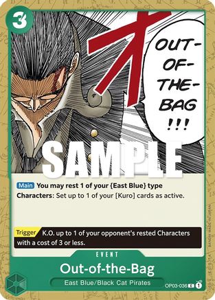 Out-of-the-Bag (OP03-036) [Pillars of Strength] One Piece Single Bandai