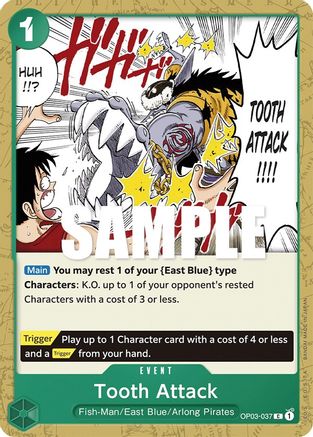 Tooth Attack (OP03-037) [Pillars of Strength] One Piece Single Bandai