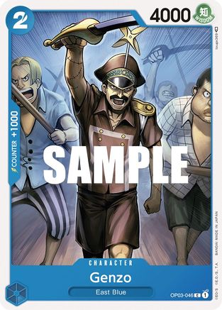 Genzo (OP03-046) [Pillars of Strength] One Piece Single Bandai