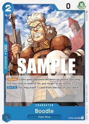 Boodle (OP03-050) [Pillars of Strength] One Piece Single Bandai