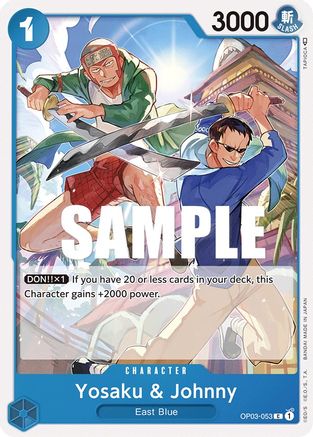 Yosaku & Johnny (OP03-053) [Pillars of Strength] One Piece Single Bandai