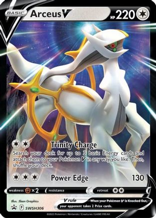 Arceus V - SWSH306 (SWSH306/307) Holofoil [Promos: SWSH Promo Cards] Pokemon Single Pokémon