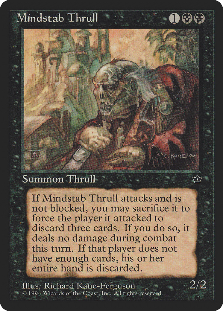 Mindstab Thrull (FEM-40A) [Fallen Empires] MTG Single Wizards of the Coast