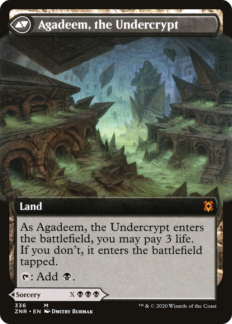 Agadeem's Awakening (ZNR-336) [Zendikar Rising] (Extended Art) Foil MTG Single Wizards of the Coast