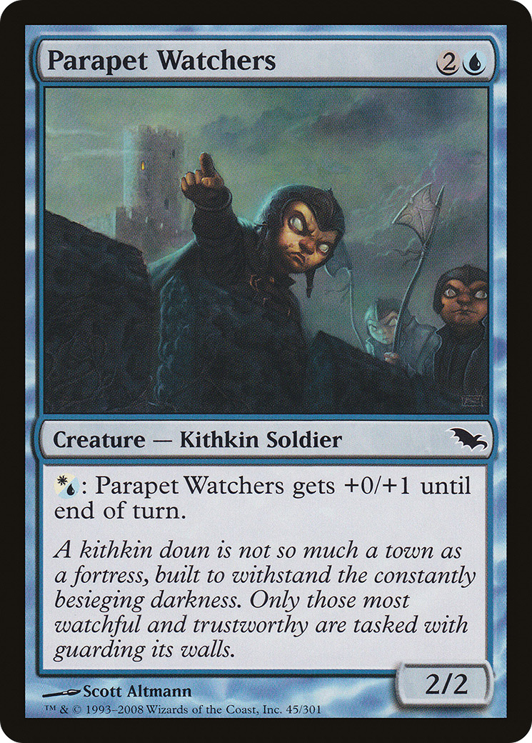 Parapet Watchers (SHM-045) [Shadowmoor] Foil MTG Single Wizards of the Coast