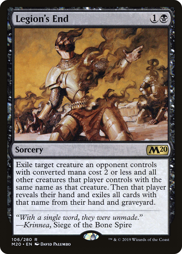Legion's End (M20-106) [Core Set 2020] MTG Single Wizards of the Coast
