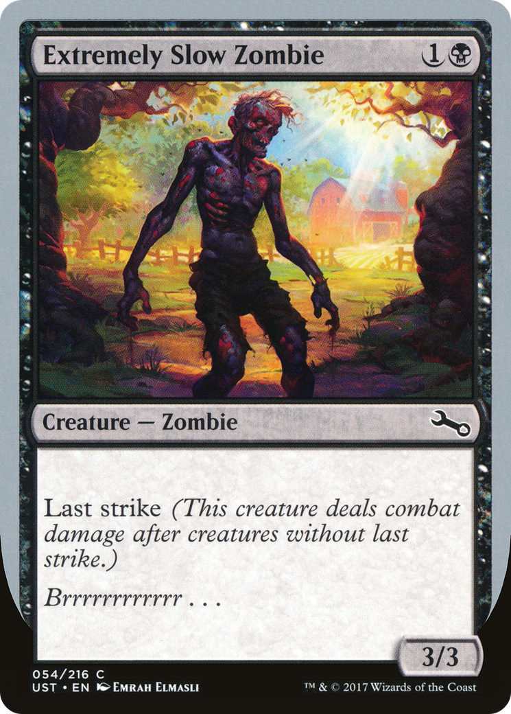 Extremely Slow Zombie (A) (UST-054) [Unstable] MTG Single Wizards of the Coast