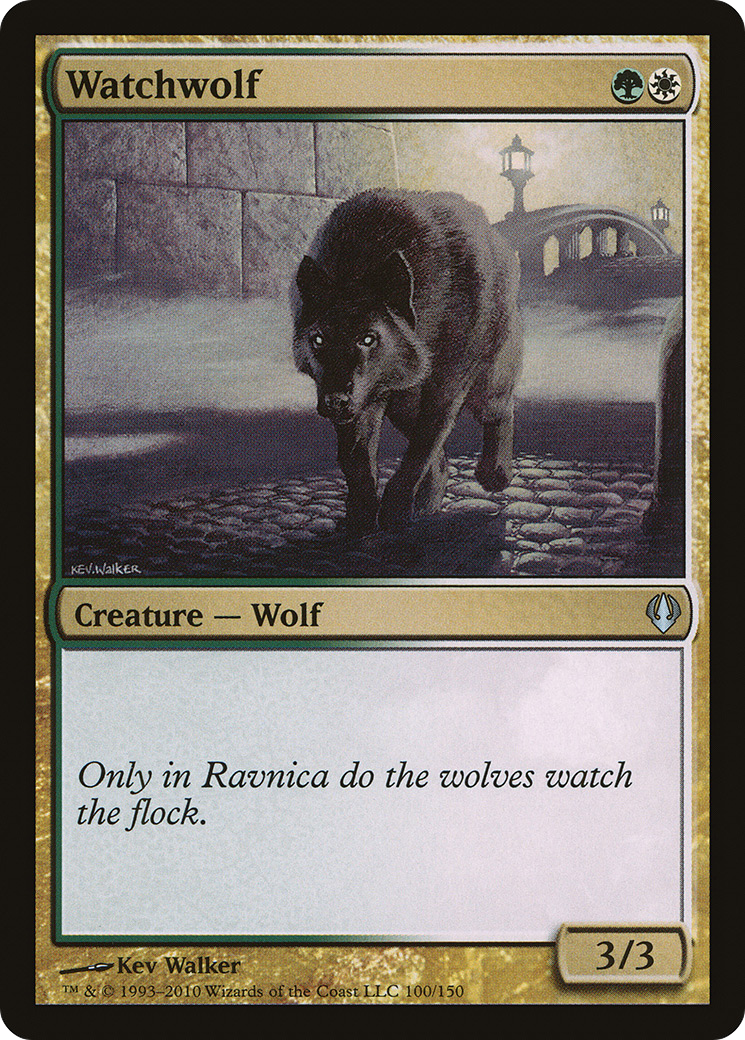 Watchwolf (ARC-100) [Misc] Archenemy MTG Single Wizards of the Coast