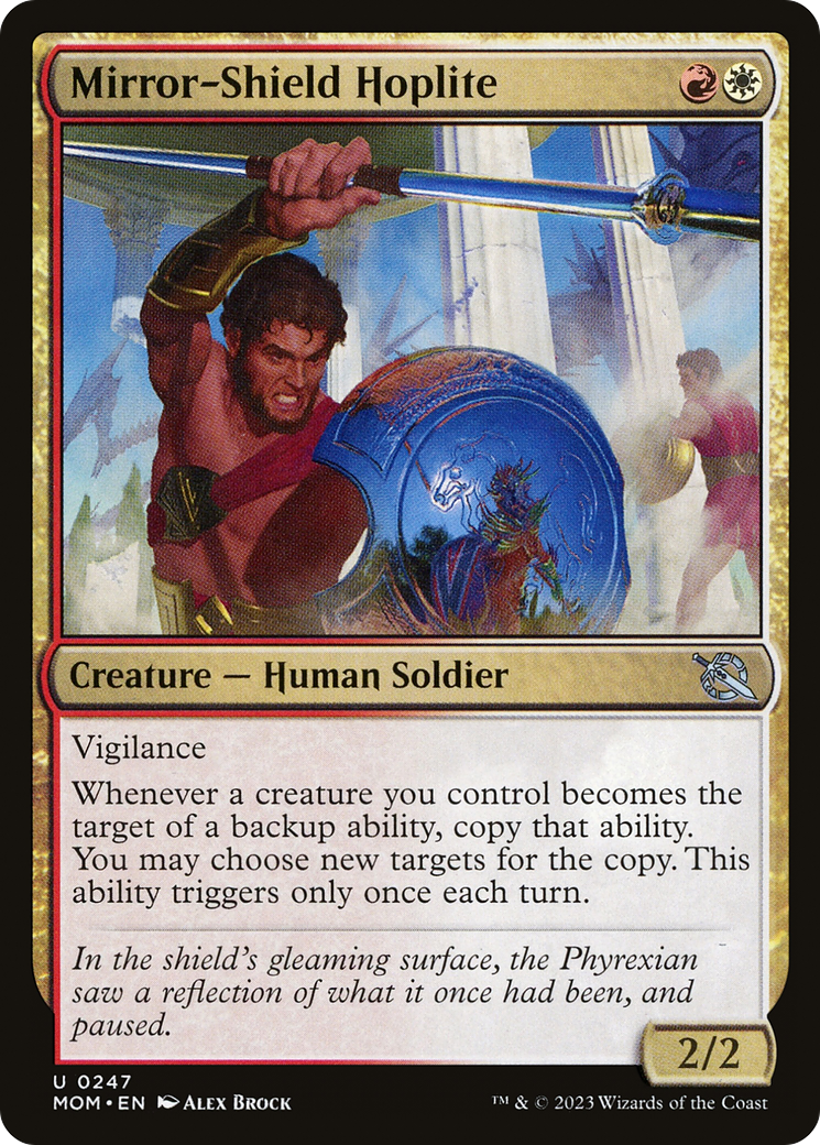 Mirror-Shield Hoplite (MOM-247) [March of the Machine] MTG Single Wizards of the Coast