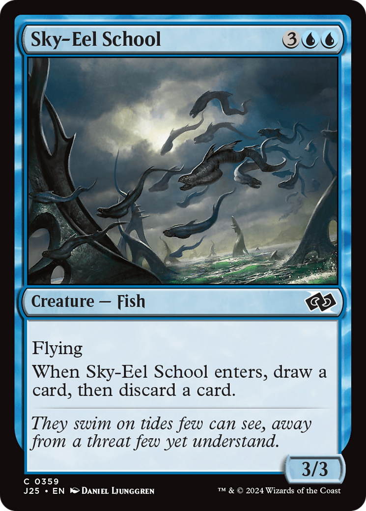 Sky-Eel School (J25-359) [Foundations Jumpstart] MTG Single Wizards of the Coast
