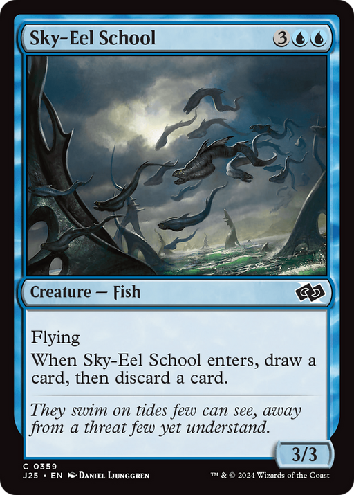 Sky-Eel School (J25-359) [Foundations Jumpstart] MTG Single Wizards of the Coast