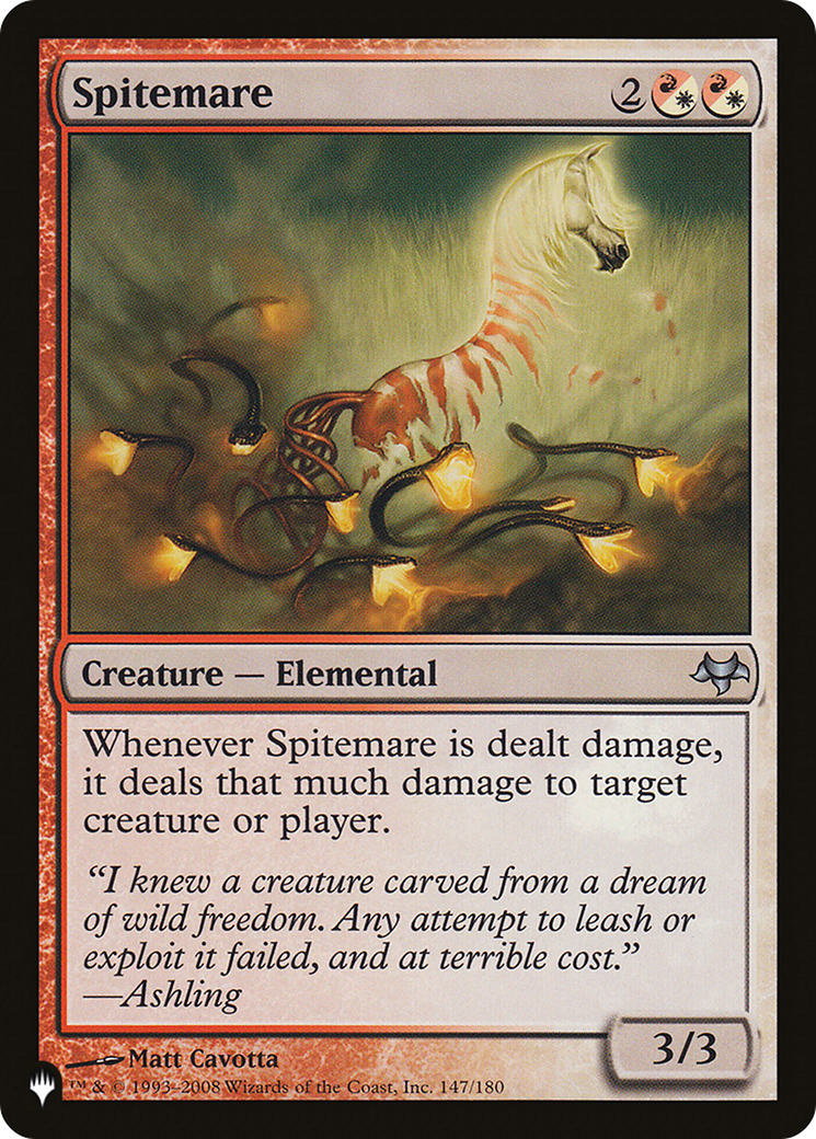 Spitemare (LIST-EVE-147) [Mystery Booster] The List MTG Single Wizards of the Coast
