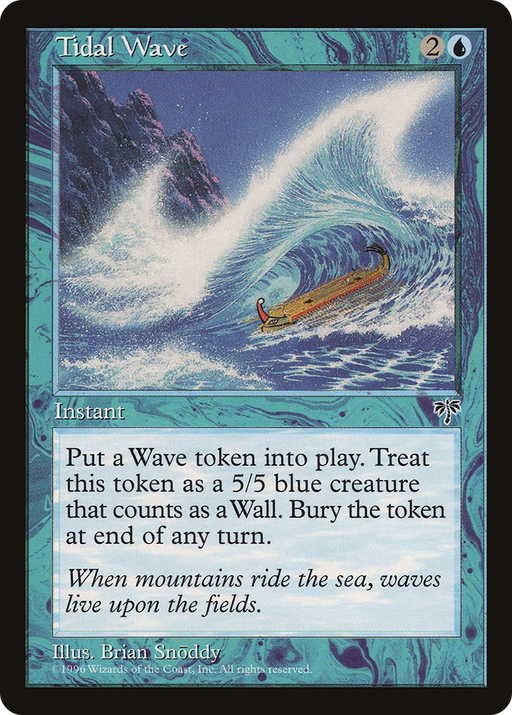 Tidal Wave (MIR-) [Mirage] MTG Single Wizards of the Coast