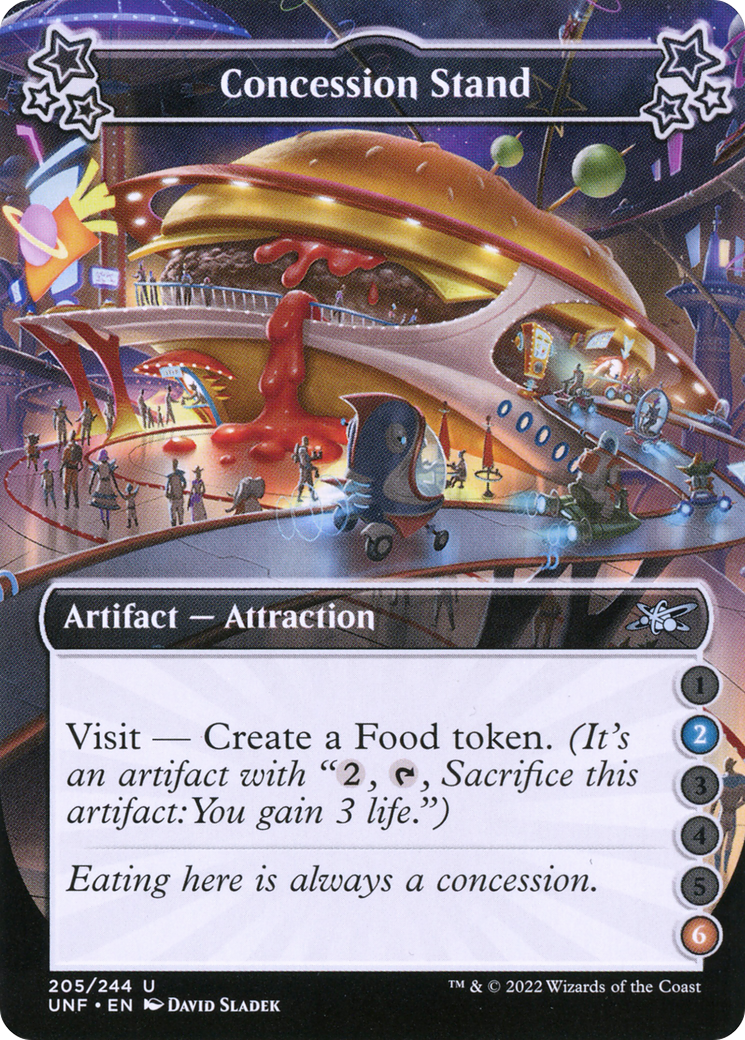 Concession Stand (UNF-205A) [Unfinity] Foil MTG Single Wizards of the Coast
