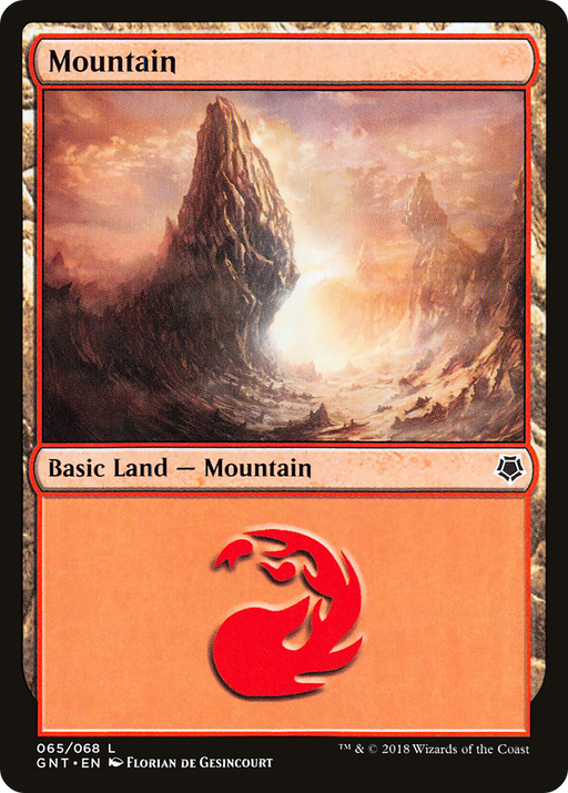 Mountain (GNT-065) [Misc] Game Night MTG Single Wizards of the Coast