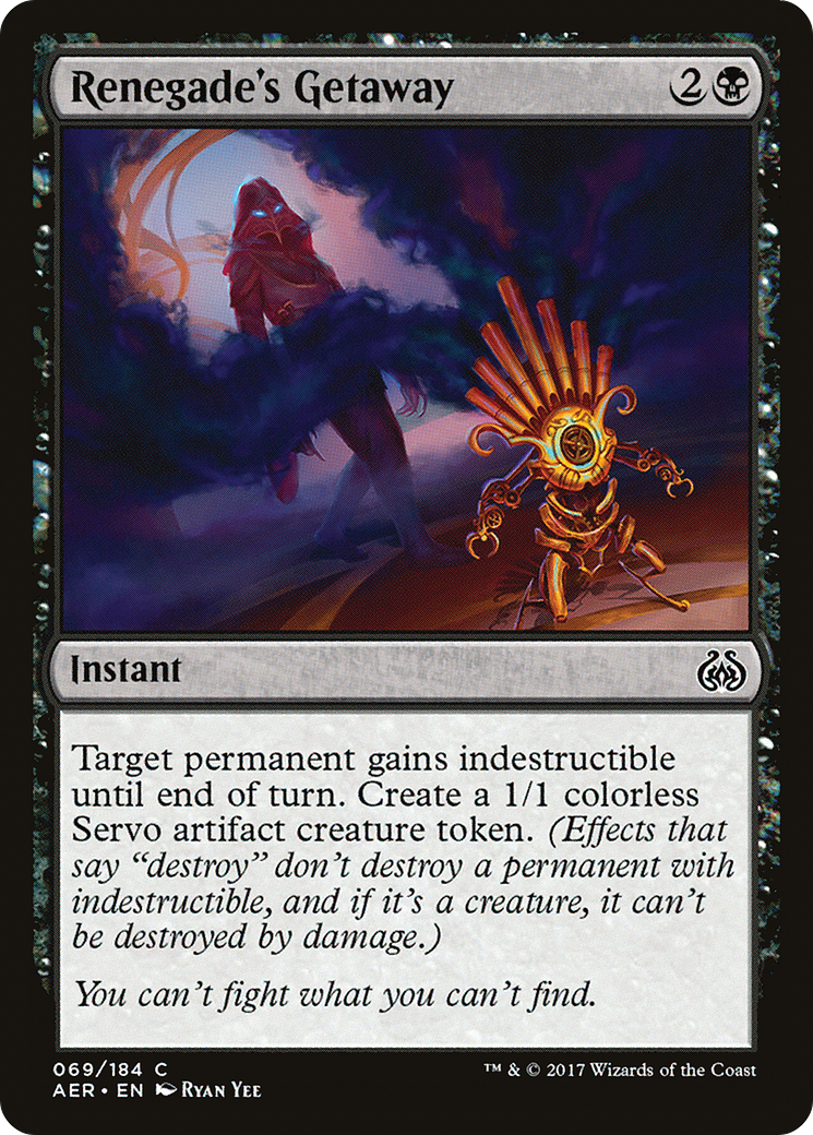 Renegade's Getaway (AER-069) [Aether Revolt] Foil MTG Single Wizards of the Coast