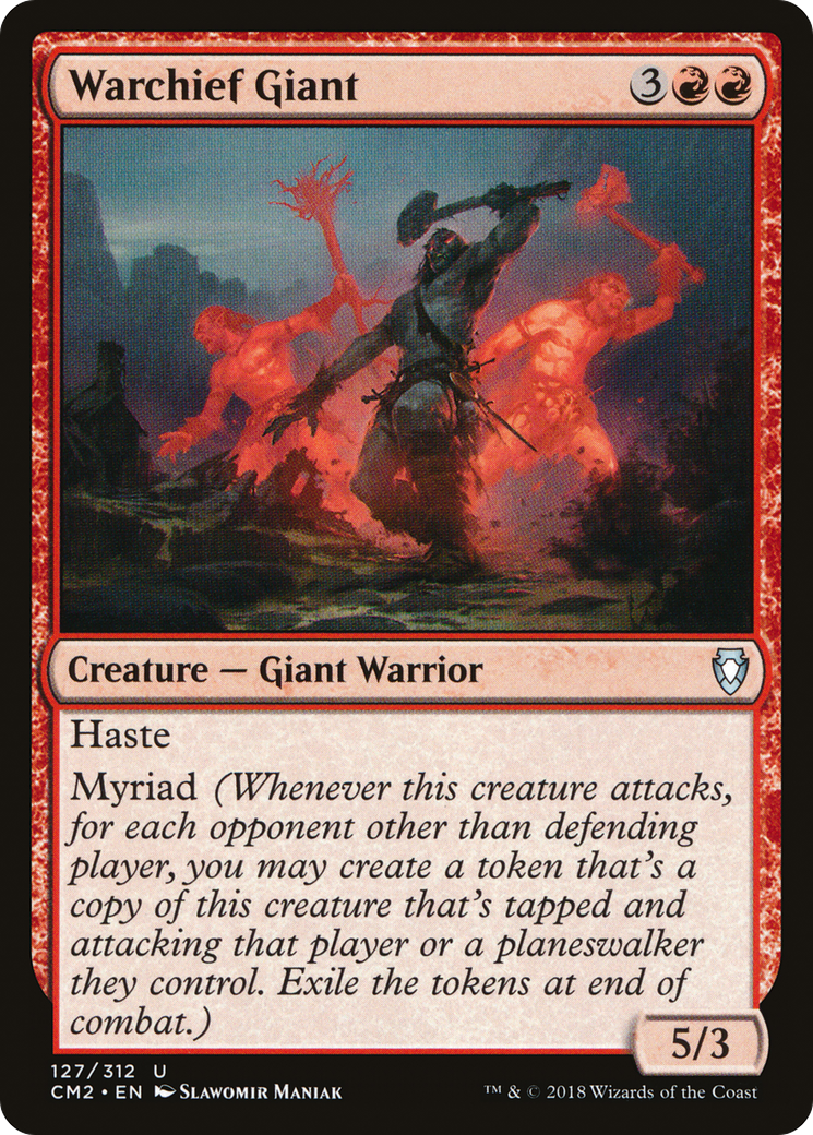Warchief Giant (CM2-127) [Commander Anthology Volume II] MTG Single Wizards of the Coast