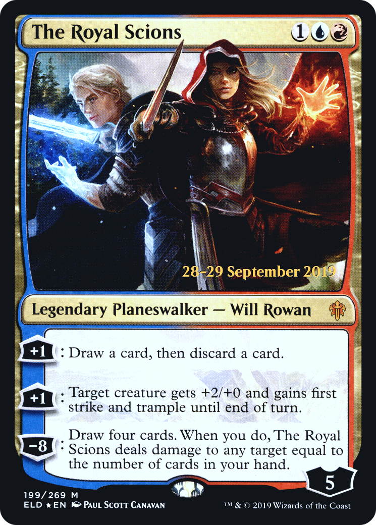 The Royal Scions (PRE-199) [Throne of Eldraine Promos] Foil MTG Single Wizards of the Coast